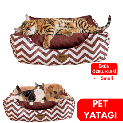 Lepus Kedi ve Köpek Yatağı Taba Small