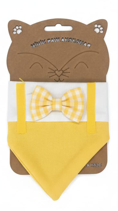 Kedi ve Köpek Limon Fular Tasma