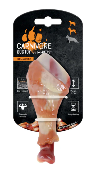 M-PETS CARNIVORE DOG TOY DRUMSTICK PASTIRMA AROMAL