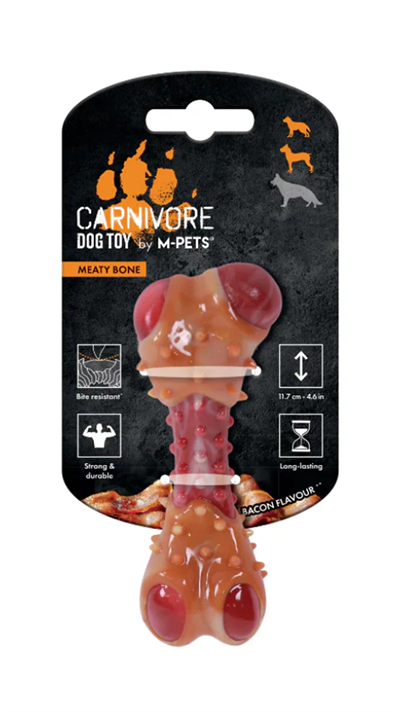 M-PETS CARNIVORE DOG TOY MEATY BONE (S) PASTIRMA A