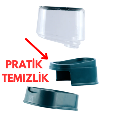 M-Pets Lena Kedi ve Köpek Mama Kabı Çekmeceli 3000ML 