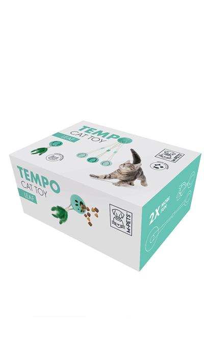 M-Pets Tempo Catnipli Ödül Hazneli Kedi Oyuncağı 11,5x10,5x4cm