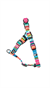M-Pets Urban Style Jazz Stripes Köpek Göğüs Tasması 30x40cm [XS]