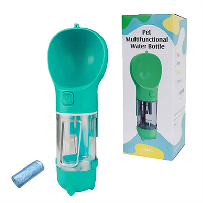 Madpet Köpekler İçin Taşınabilir Kürekli Dışkı Poşetli Suluk 300Ml