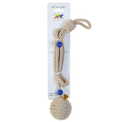 Miavpet Kapıya Asılabilen Kedi Oyun Aktivite Topu İpli Kedi Oyuncağı 25055