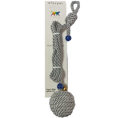 Miavpet Kapıya Asılabilen Kedi Oyun Aktivite Topu İpli Kedi Oyuncağı 25051
