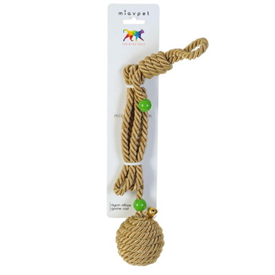 Miavpet Kapıya Asılabilen Kedi Oyun Aktivite Topu İpli Kedi Oyuncağı 25054