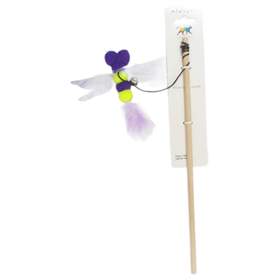 Miavpet Yusufcuk Figürlü Oyuncaklı Tüylü Kedi Oltası Oyuncağı 25082