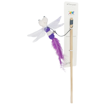 Miavpet Yusufcuk Figürlü Oyuncaklı Tüylü Kedi Oltası Oyuncağı 25077