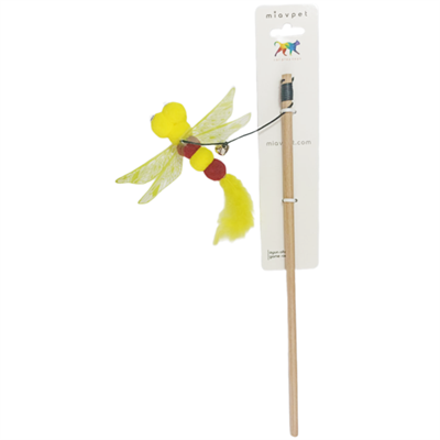 Miavpet Yusufcuk Figürlü Oyuncaklı Tüylü Kedi Oltası Oyuncağı 25092