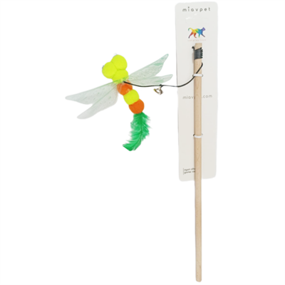 Miavpet Yusufcuk Figürlü Oyuncaklı Tüylü Kedi Oltası Oyuncağı 25083