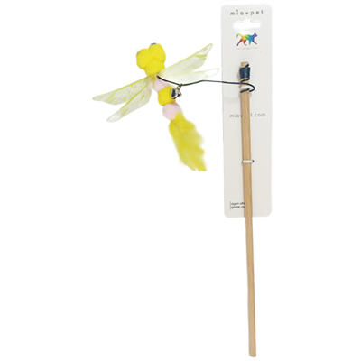 Miavpet Yusufcuk Figürlü Oyuncaklı Tüylü Kedi Oltası Oyuncağı 25090