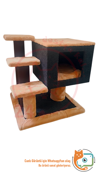 Expressmama Kedi Tırmalama Tahtası ve Kedi Evi