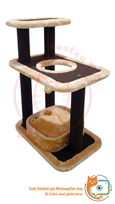 Expressmama Kedi Tırmalama Tahtası ve Kedi Evi