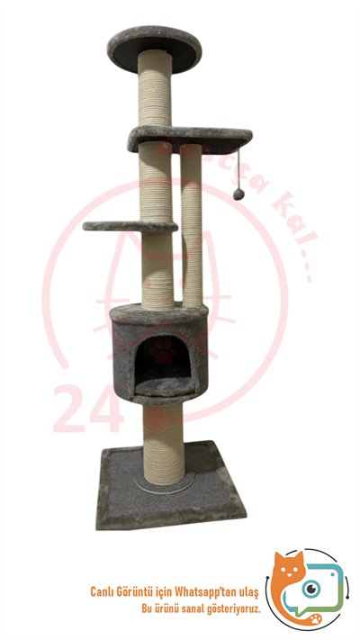 Expressmama Kedi Tırmalama Tahtası ve Kedi Evi