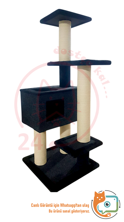 Expressmama Kedi Tırmalama Tahtası ve Kedi Evi