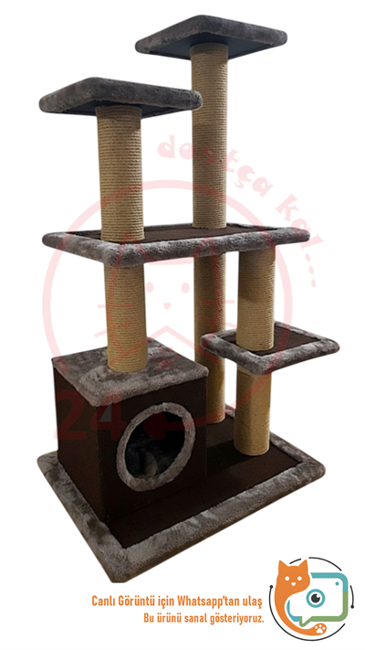 Expressmama Kedi Tırmalama Tahtası ve Kedi Evi