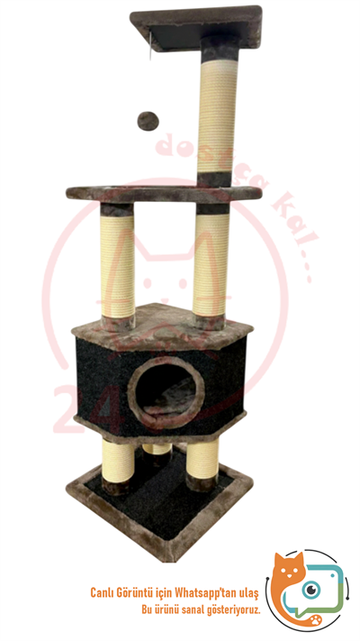 Expressmama Kedi Tırmalama Tahtası ve Kedi Evi