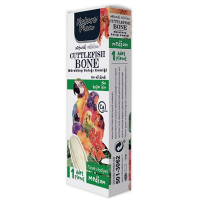 Nature Plan Kuşlar için Mürekkep Balığı Kemiği Medium