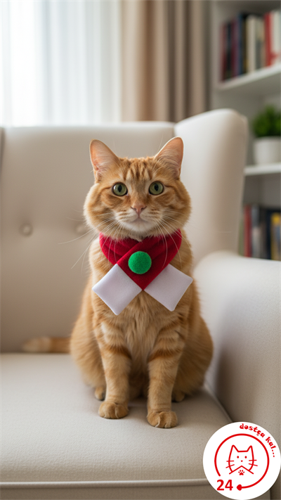 Kedi ve Köpek Noel Atkı Tasma Yılbaşı Atkı Tasma