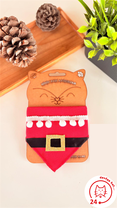 Kedi ve Köpek Noel Fular Tasma Yılbaşı Fular Tasma