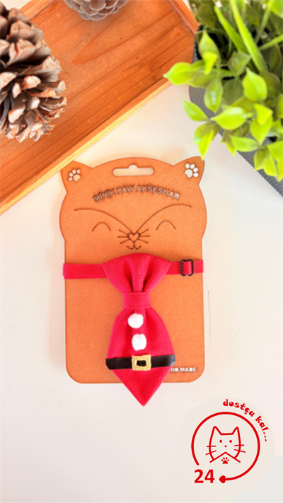 Kedi ve Köpek Noel Kravat Tasma Yılbaşı Kravat Tasma