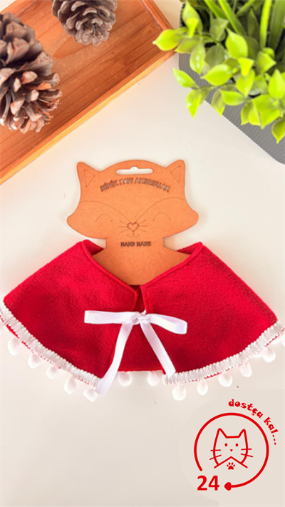 Kedi ve Köpek Noel Panço Tasma Yılbaşı Panço Tasma