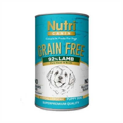NUTRI CANIN G.F. PUPPY LAMB SWEET POTATOES 400 GR 6 ADET