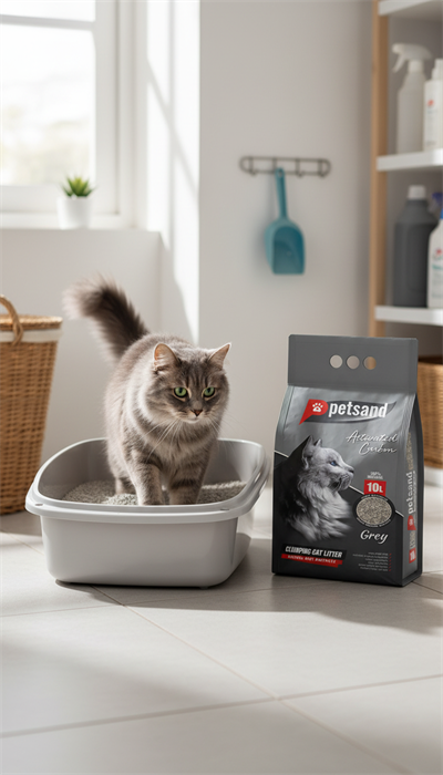 Petsand Aktif Karbonlu Kedi Kumu 10 Lt