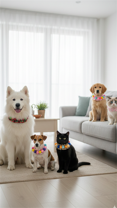 Kedi ve Köpek Ponponella Tasma