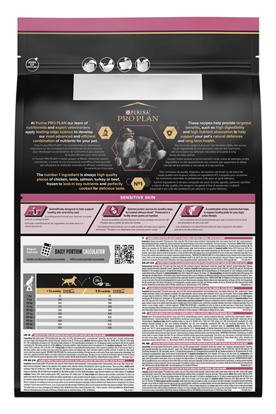 Pro Plan Medium Sensitive Skin Somonlu ve Pirinçli Yetişkin Orta Irk Köpek Maması 3kg