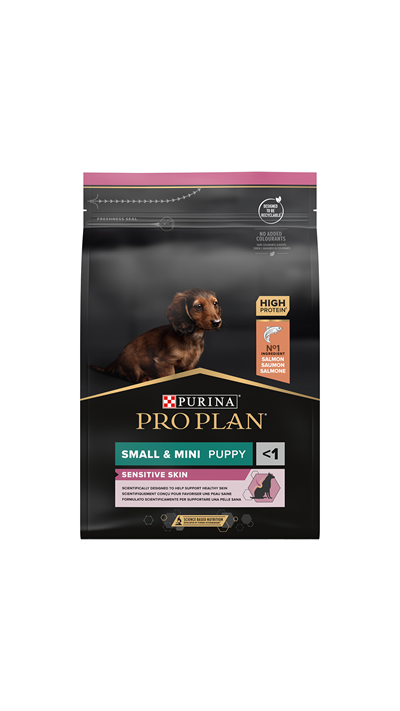 Pro Plan Puppy Small&Mini Sensitive Skin Somonlu Küçük Irk Yavru Köpek Maması 3kg