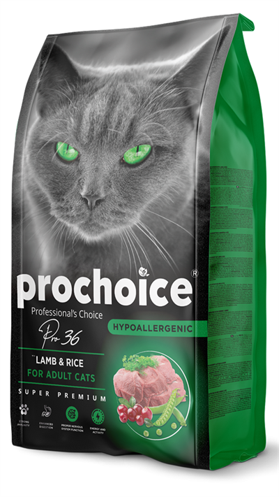 Prochoice Pro 36 Kuzu Etli Pirinçli Yetişkin Kedi Maması 2 Kg