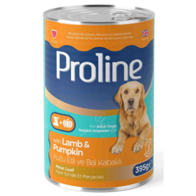 Proline Kuzu Etli ve Bal Kabaklı Yetişkin Köpek Konservesi 395 Gr