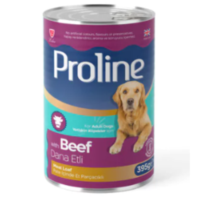Proline Parça Dana Etli Ezme Yetişkin Köpek Konservesi 395 Gr