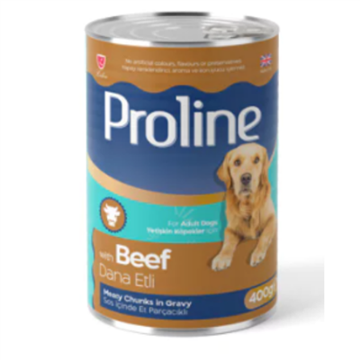 Proline Sos İçinde Parça Dana Etli Yetişkin Köpek Konservesi 400 gr