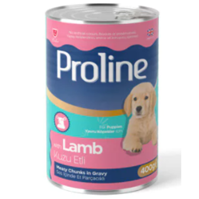 Proline Sos İçinde Parça Kuzu Etli Yavru Köpek Konservesi 400 Gr