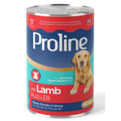 Proline Sos İçinde Parça Kuzu Etli Yetişkin Köpek Konservesi 400 gr