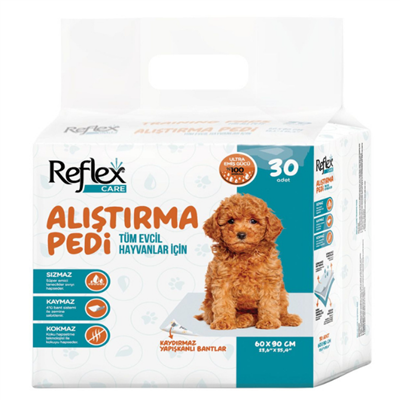 Reflex Care Kaydırmaz Köpek Alıştırma Pedi 60x90 cm (30lu)