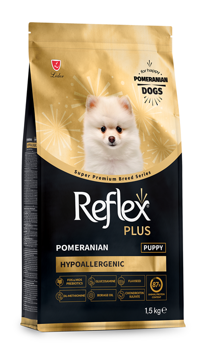 Reflex Plus HypoAllergenic Pomeranian Yavru Köpek Maması 1,5kg