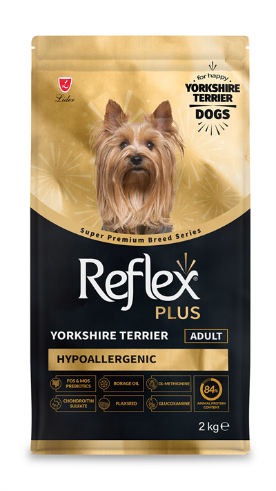 Reflex Plus HypoAllergenic Yorkshire Terrier Yetişkin Köpek Maması 2kg