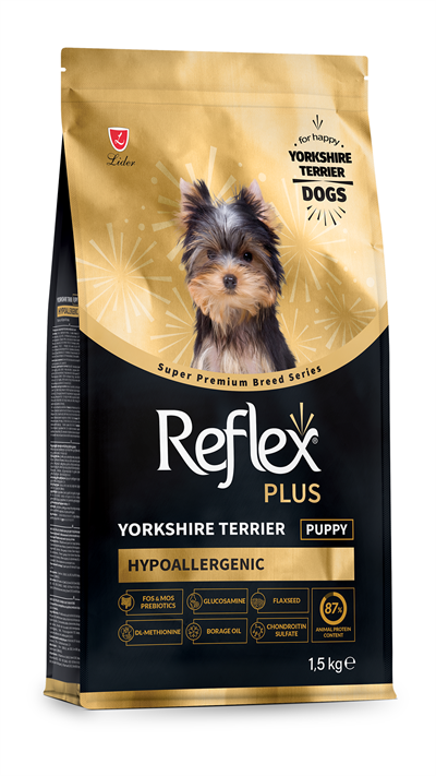 Reflex Plus HypoAllergenic Yorkshire Terrier Yavru Köpek Maması 1,5kg