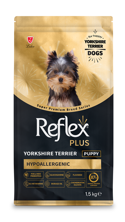 Reflex Plus HypoAllergenic Yorkshire Terrier Yavru Köpek Maması 1,5kg