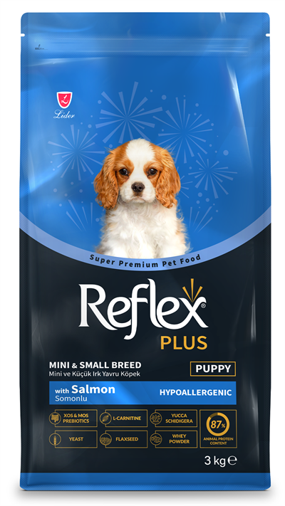 Reflex Plus Hipoalerjenik Somonlu Küçük Irk Yavru Köpek Maması 3kg