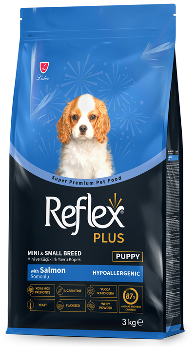 Reflex Plus Hipoalerjenik Somonlu Küçük Irk Yavru Köpek Maması 3kg