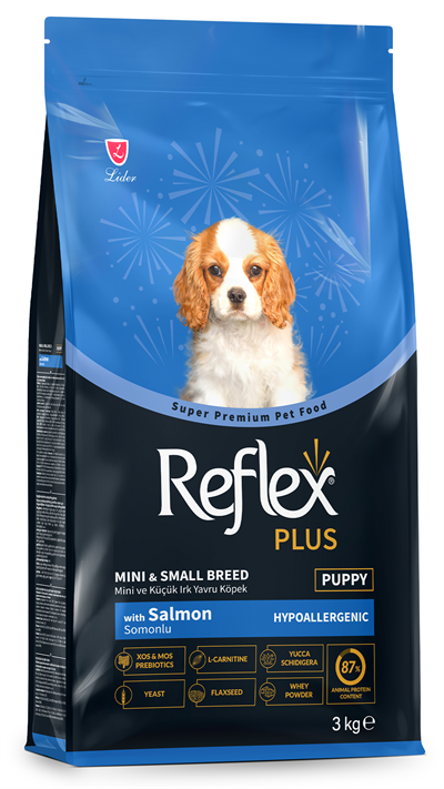 Reflex Plus Hipoalerjenik Somonlu Küçük Irk Yavru Köpek Maması 3kg