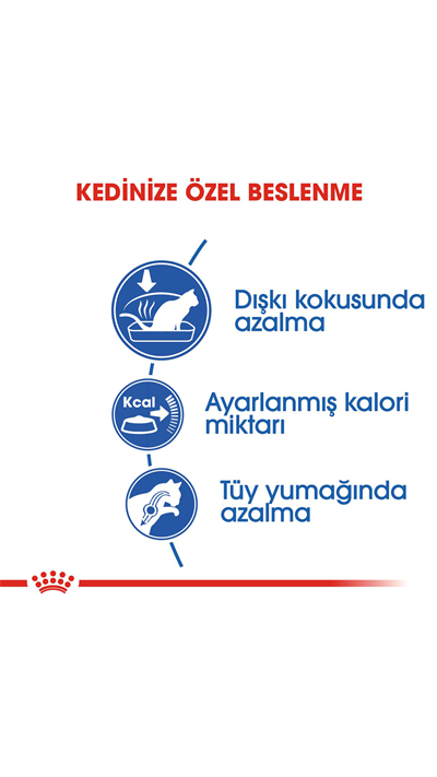 Royal Canin Indoor 27 Ev Kedileri için Yetişkin Kedi Maması 2 Kg