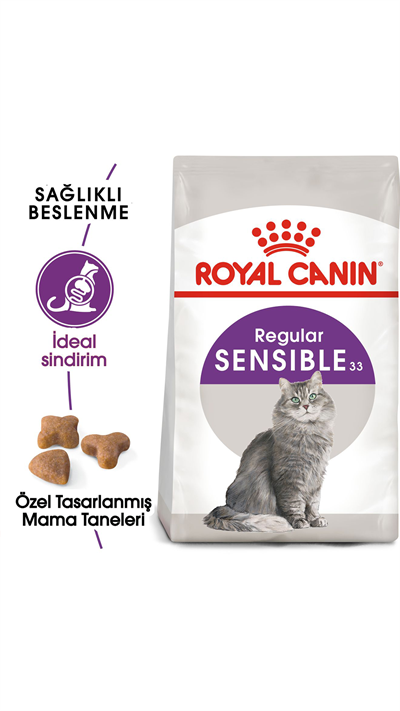 Royal Canin Sensible 33 Hassas Sindirim Sistemli Kediler için Yetişkin Kedi Maması 15 kg