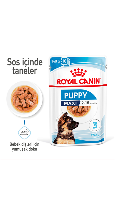 Royal Canin Sos İçinde Büyük Irk Yavru Köpek Konservesi 140gr