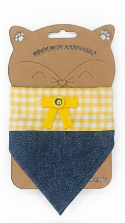 Kedi ve Köpek Sarı Kot Bahçivan Tasma